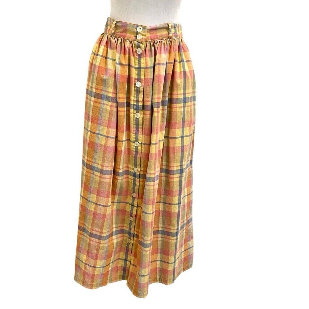 Van Heusen Multicolor Plaid Skirt